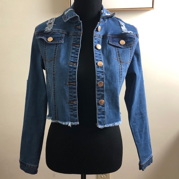 Denim Chain Jacket - Picture 2 of 7